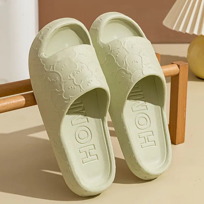 Sandalias de oso en relieve