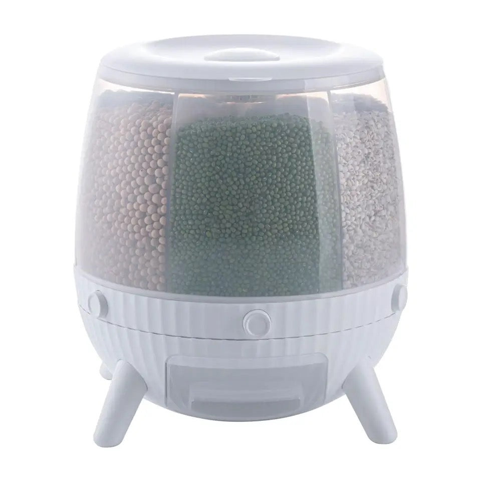 Dispensador o contenedor de cereales 6 en 1 ( Geminis)
