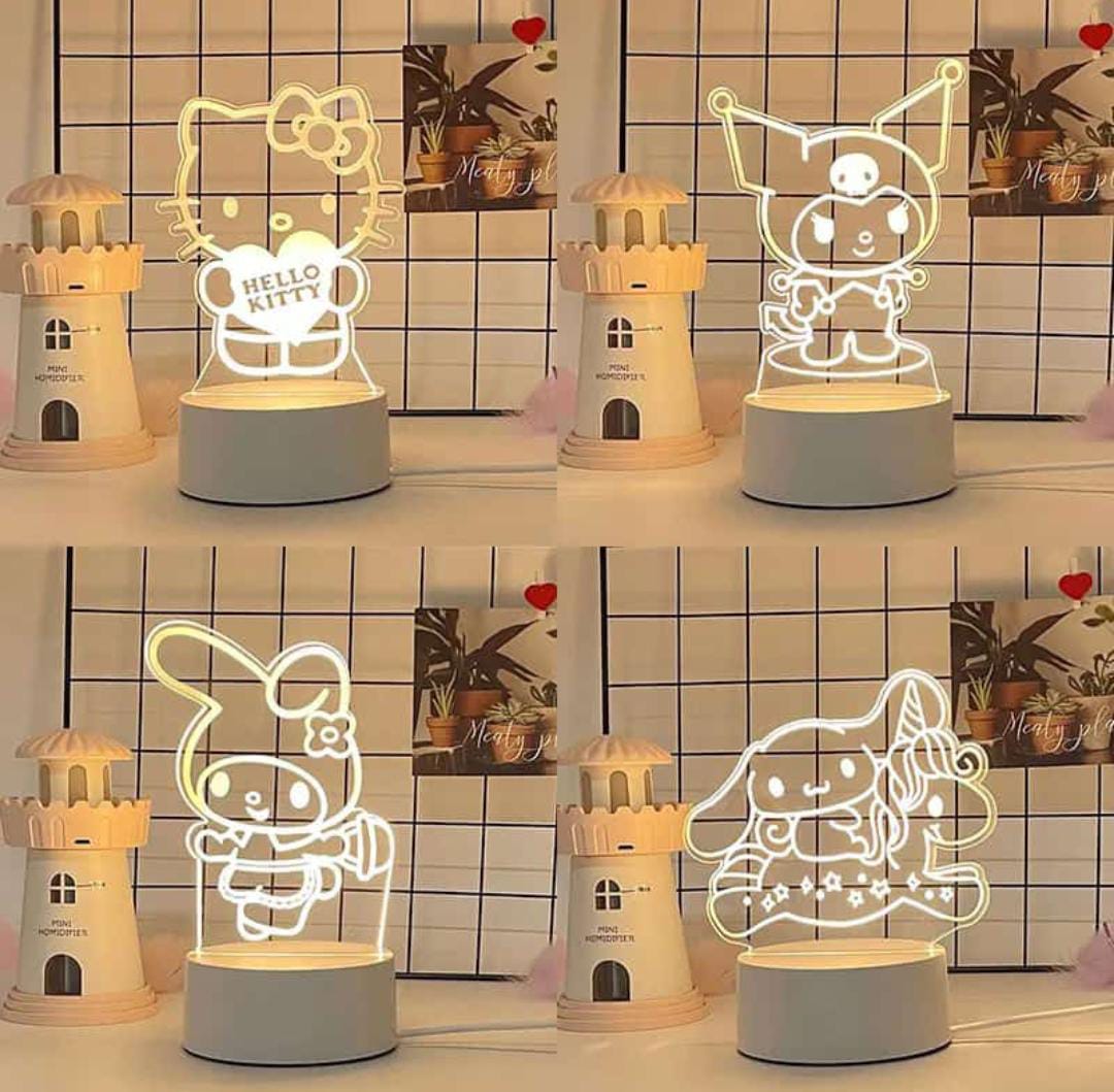 Lámpara kawaii kitty