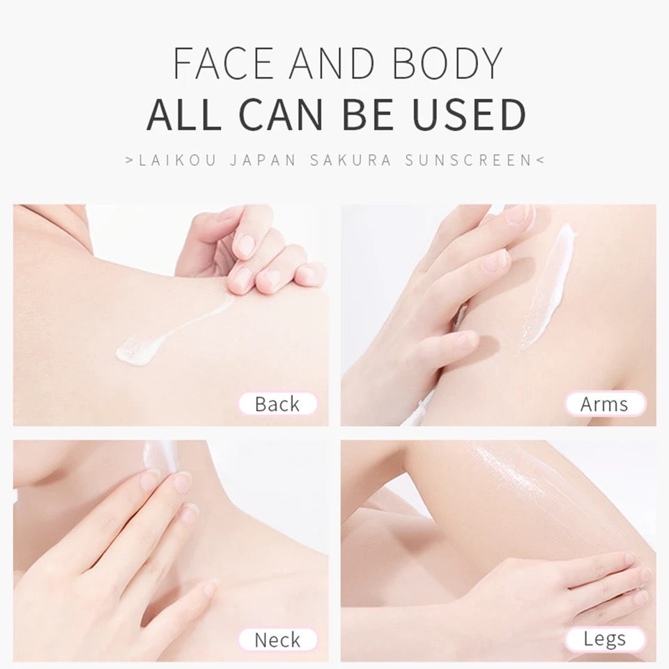 LAIKOU-crema blanqueadora facial y corporal Sakura,