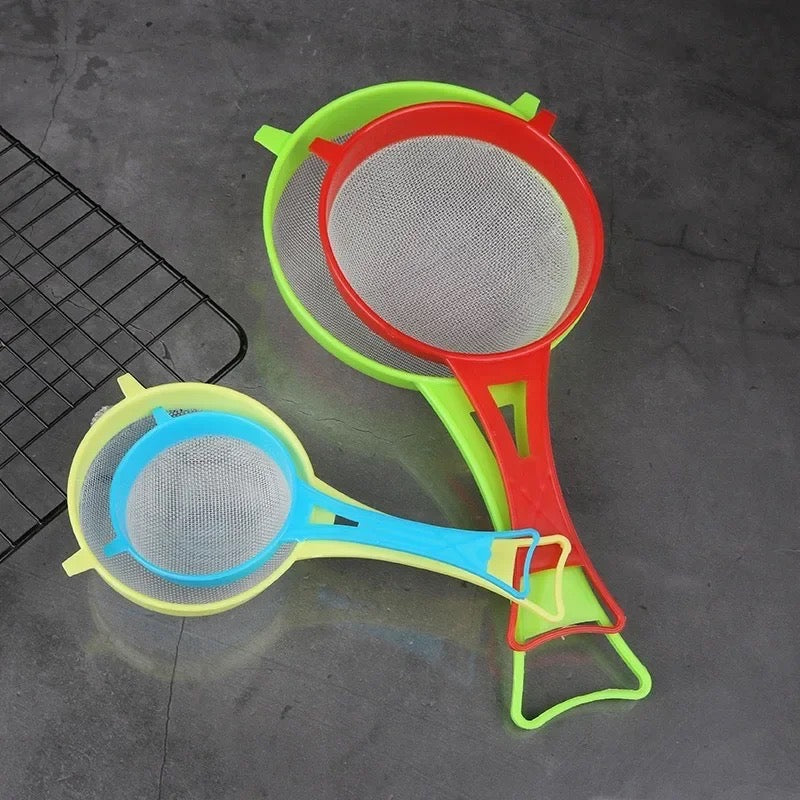 Colador plástico set de 4 piesas