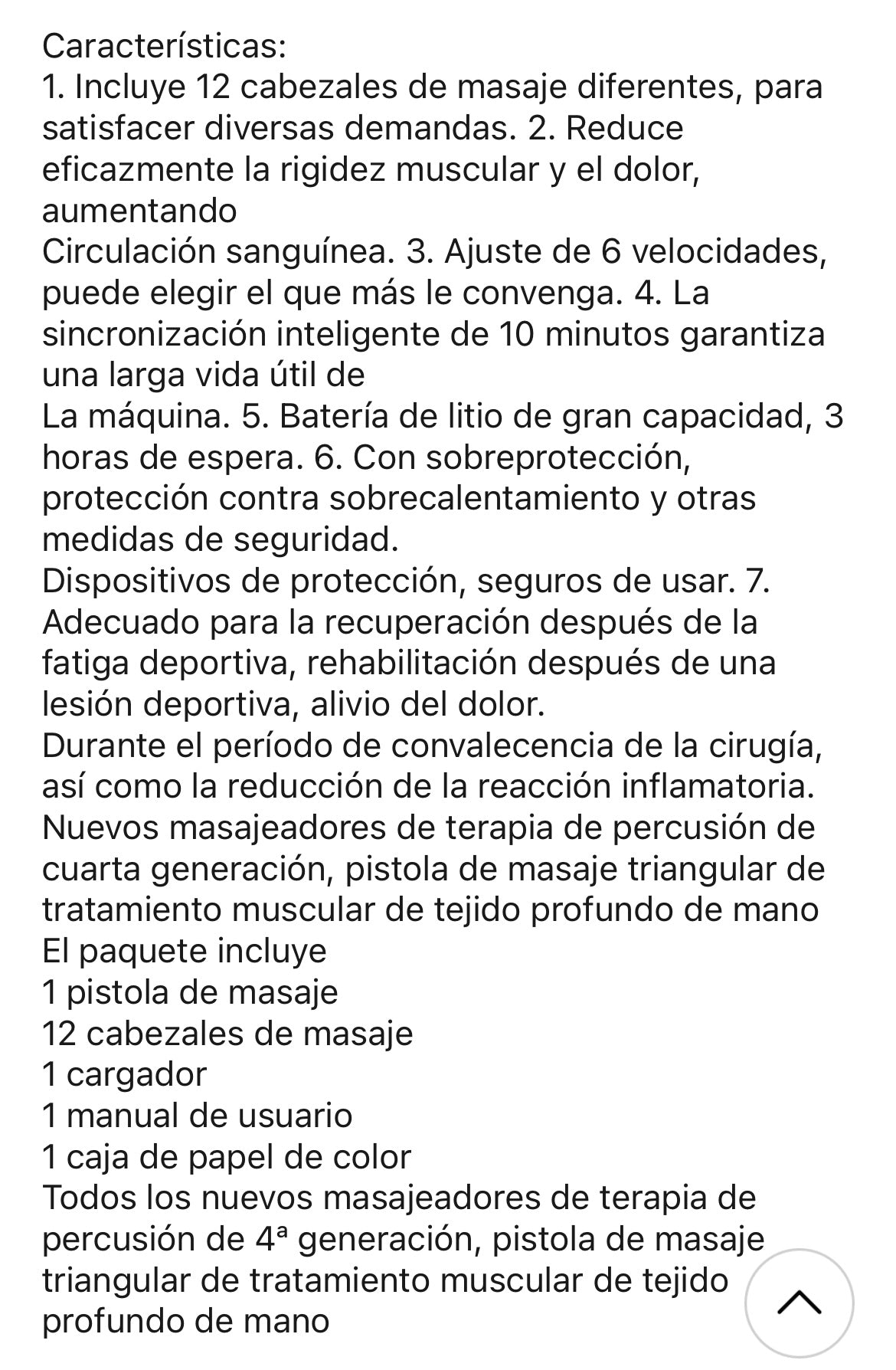 Masajeador teragun Victoria Han®