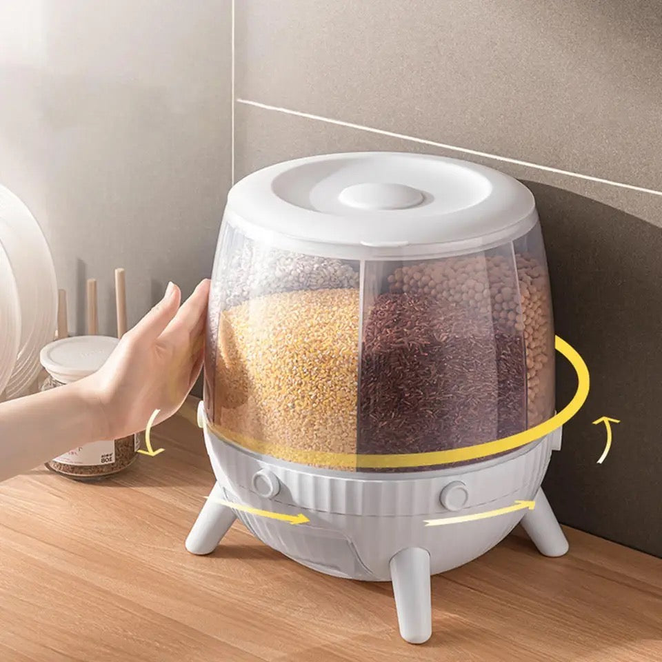 Dispensador o contenedor de cereales 6 en 1 ( Geminis)