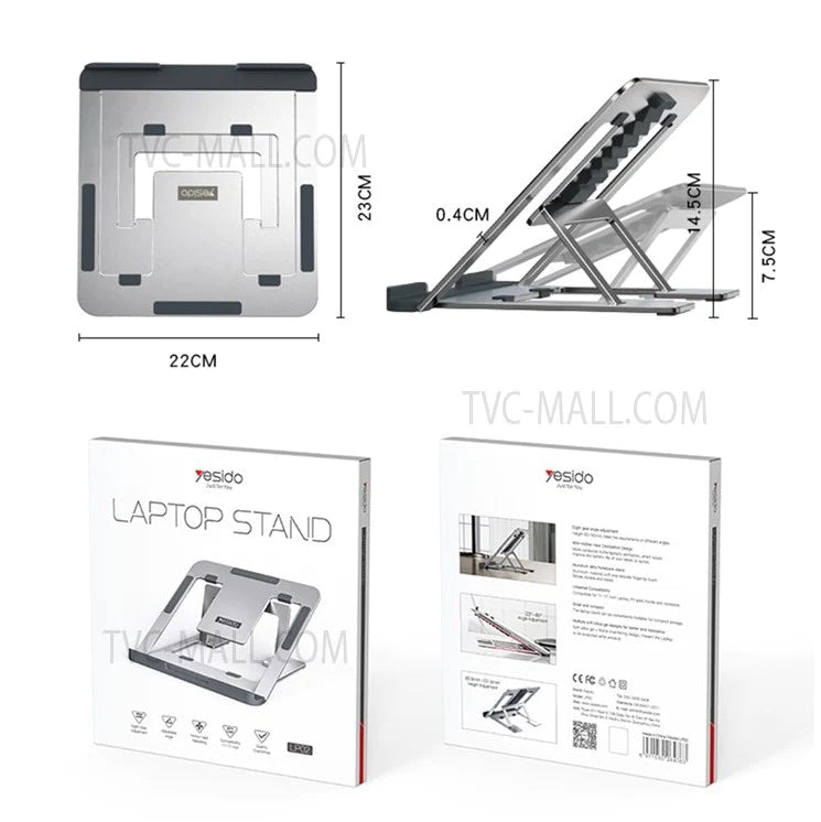 BASE DE ALUMINIO PARA LAPTOP PROFESIONAL LP02