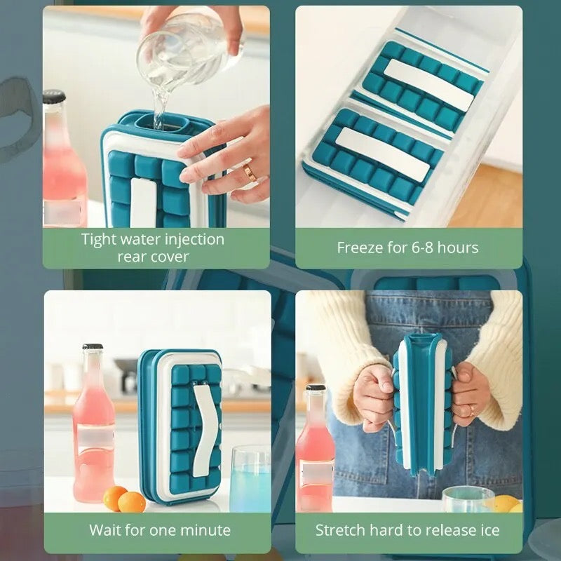 Contenedor de hielo 🧊 en forma de botella