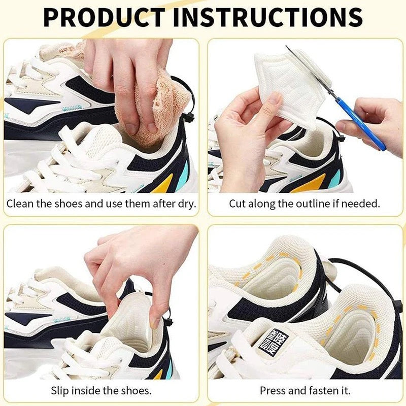 Protectores de talón beige