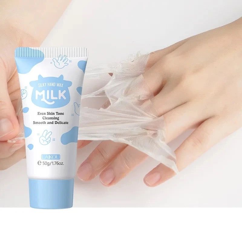 LAIKOU-Máscara de cera de manos con leche