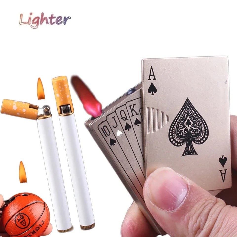 Encendedor de carta material Acero