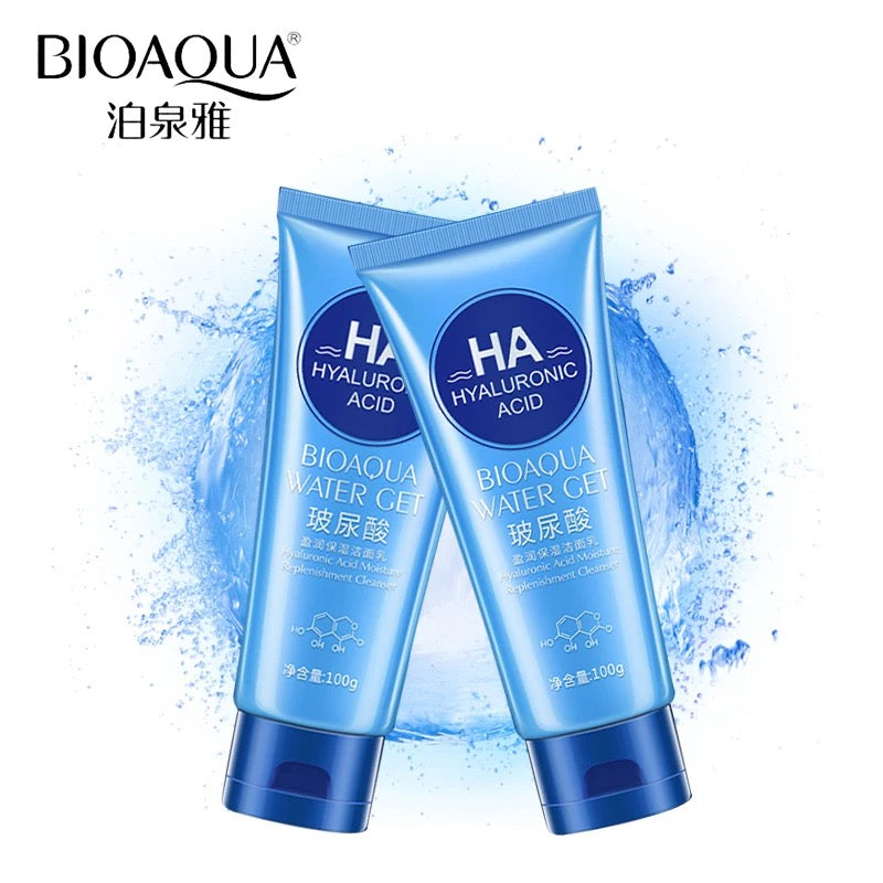 BIOAQUA-limpiador de poros faciales con ácido hialurónico,
