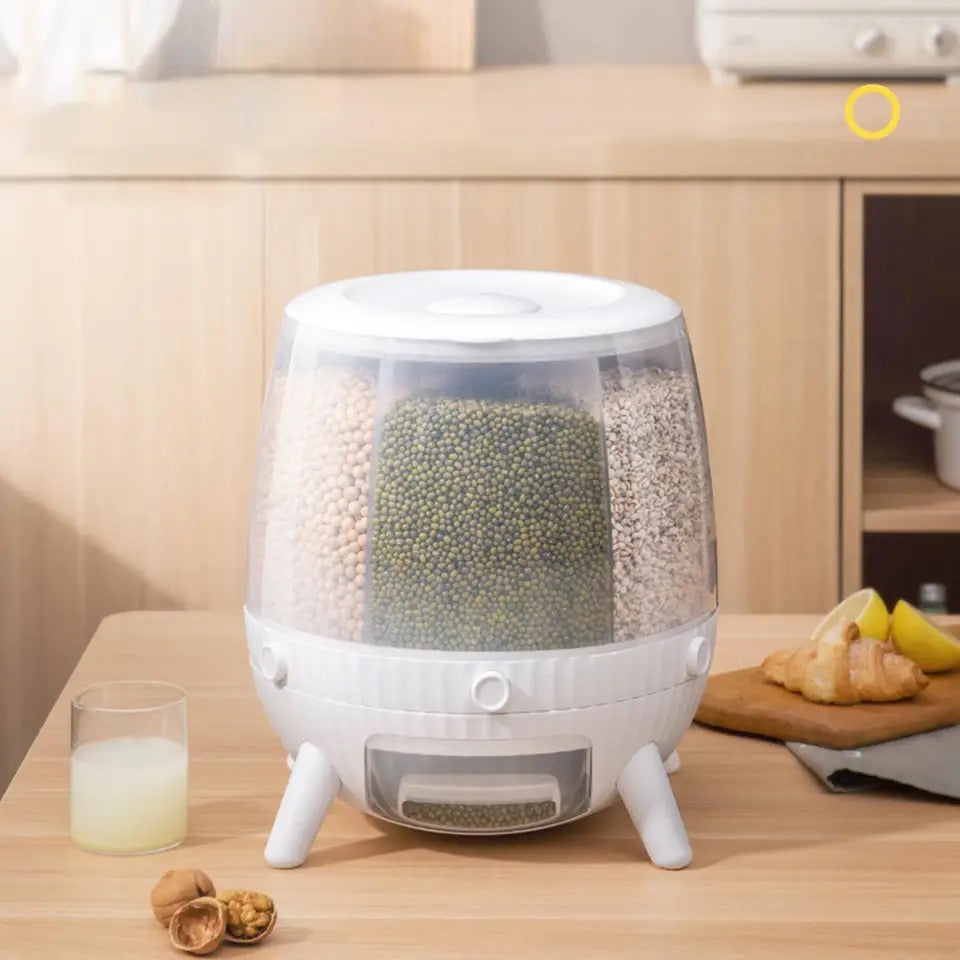 Dispensador o contenedor de cereales 6 en 1 ( Geminis)