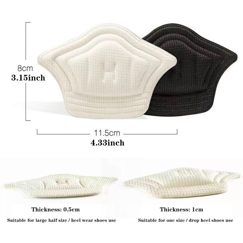 Protectores de talón beige