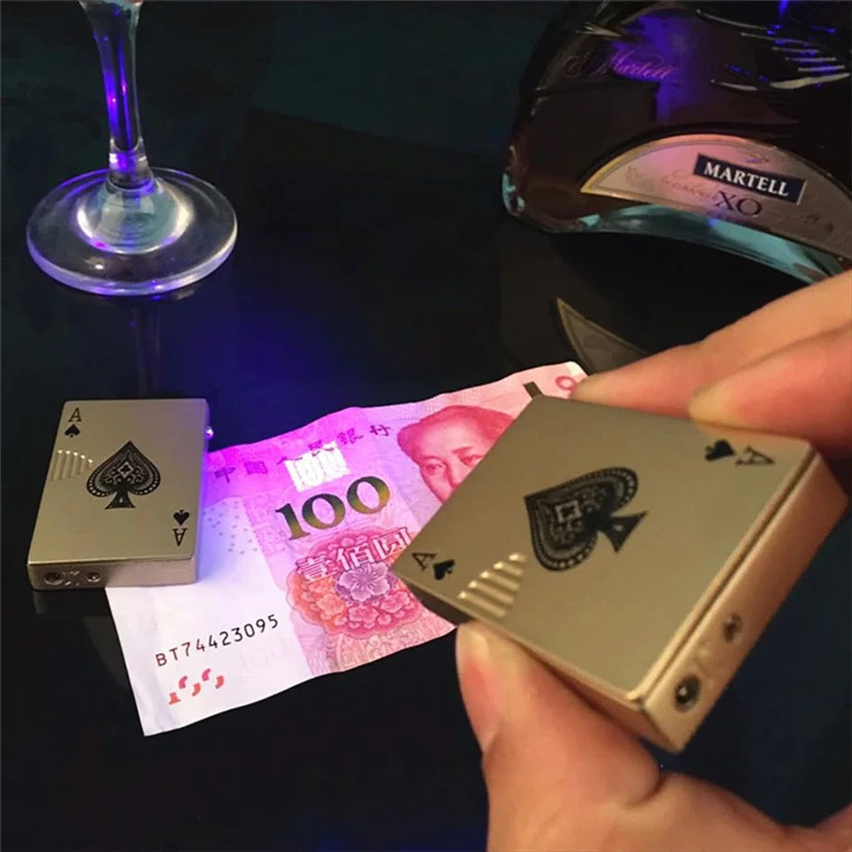 Encendedor de carta material Acero