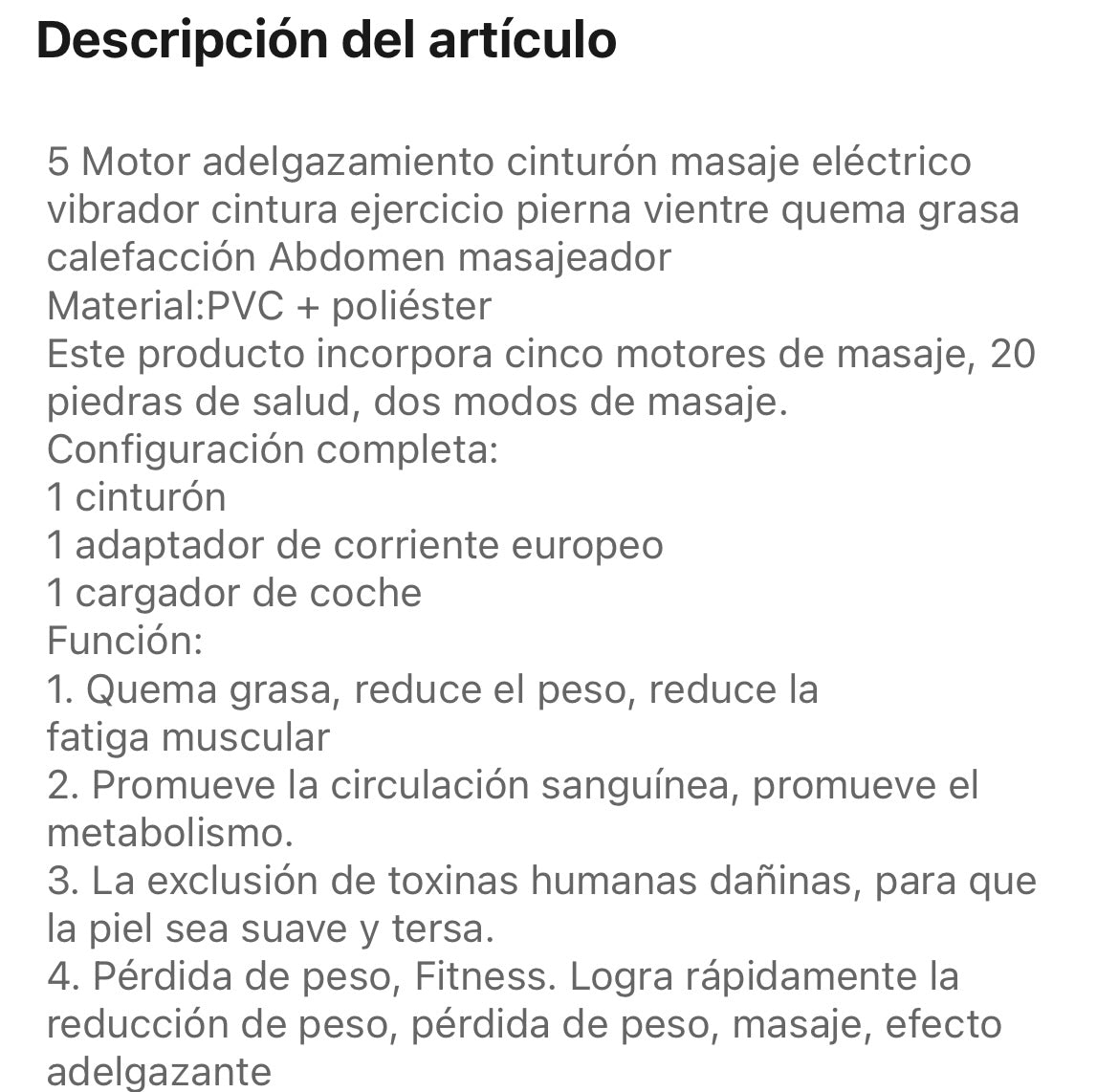 Faja masajeadora super slim Victoria Han®