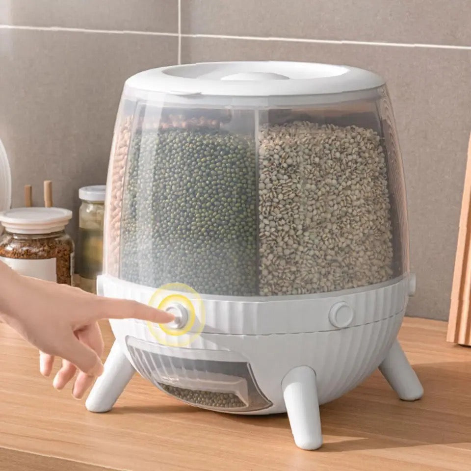 Dispensador o contenedor de cereales 6 en 1 ( Geminis)