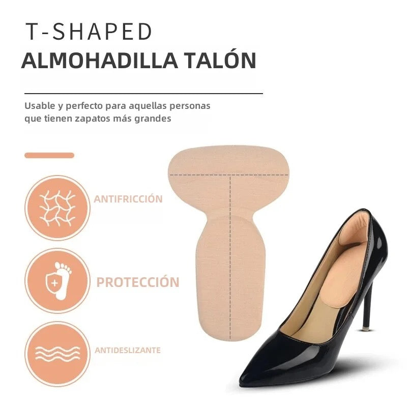 Protectores de talón en forma de T