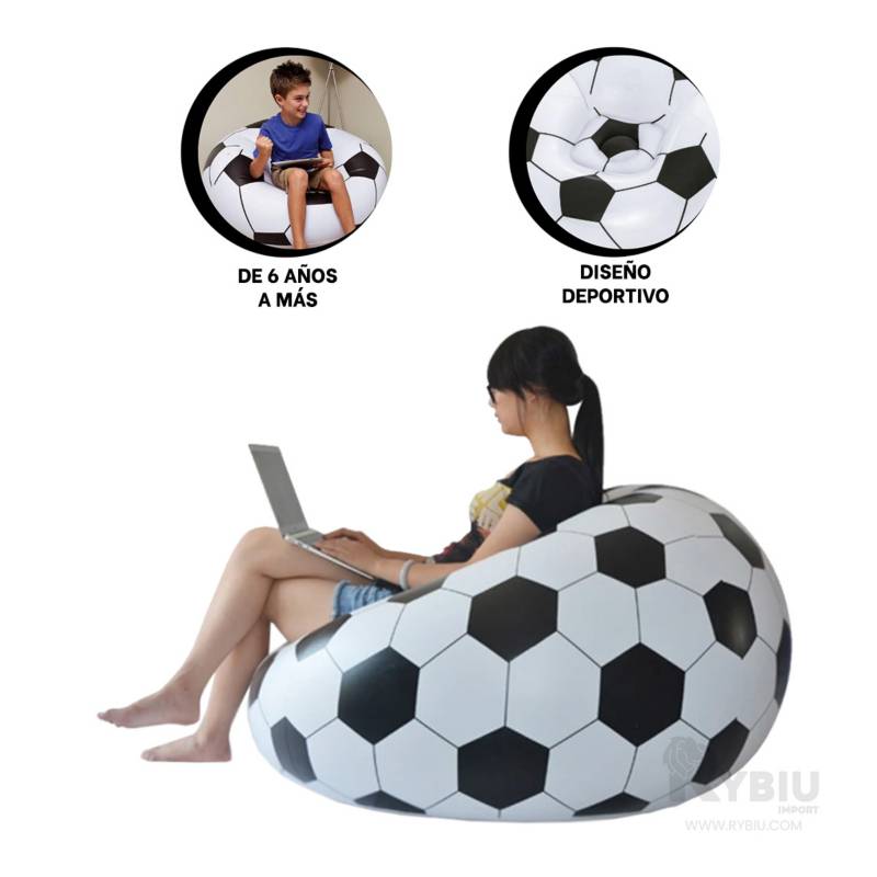 PUFF INFLABLE MODELO PELOTA