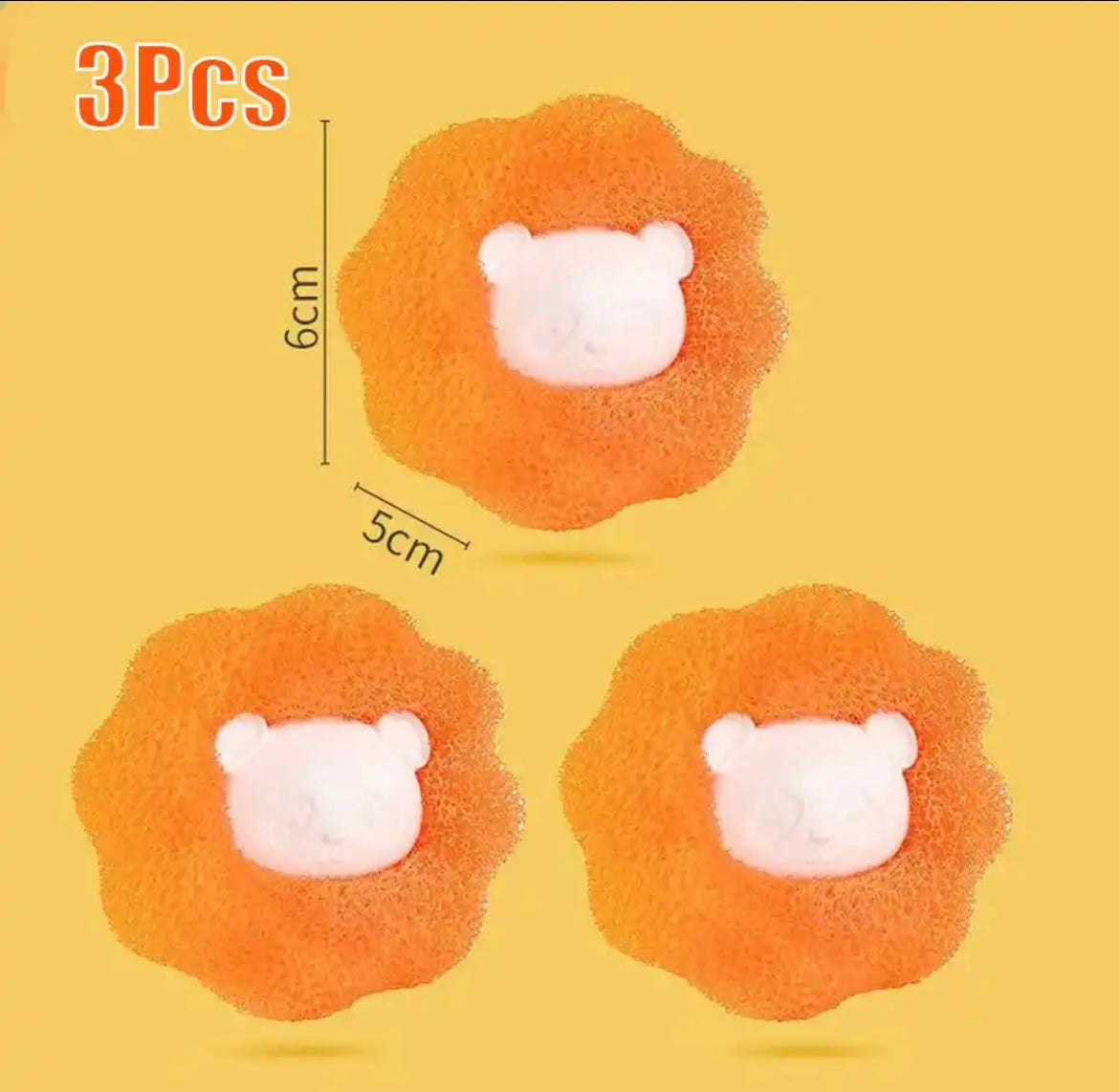 Quita pelusa tamaño grande (bolitas mágicas set 3pc)