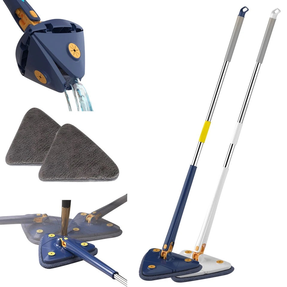 Limpia vidrios & Piso triangular de 360 G.