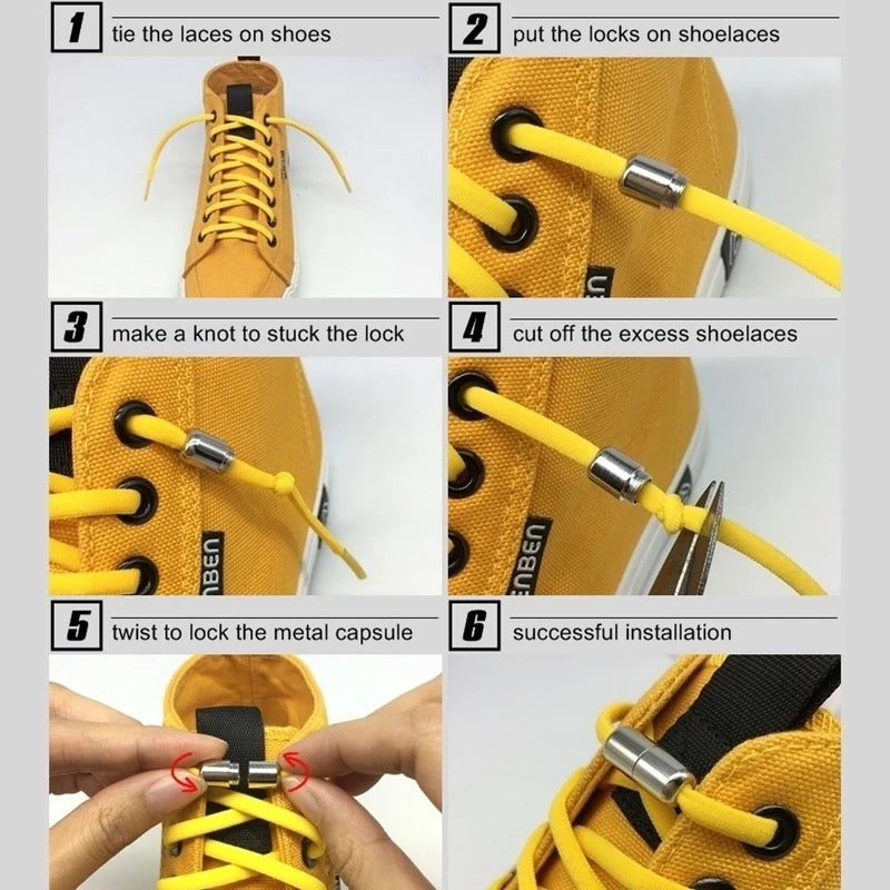 Pasadores (cordones) con cierre de metal
