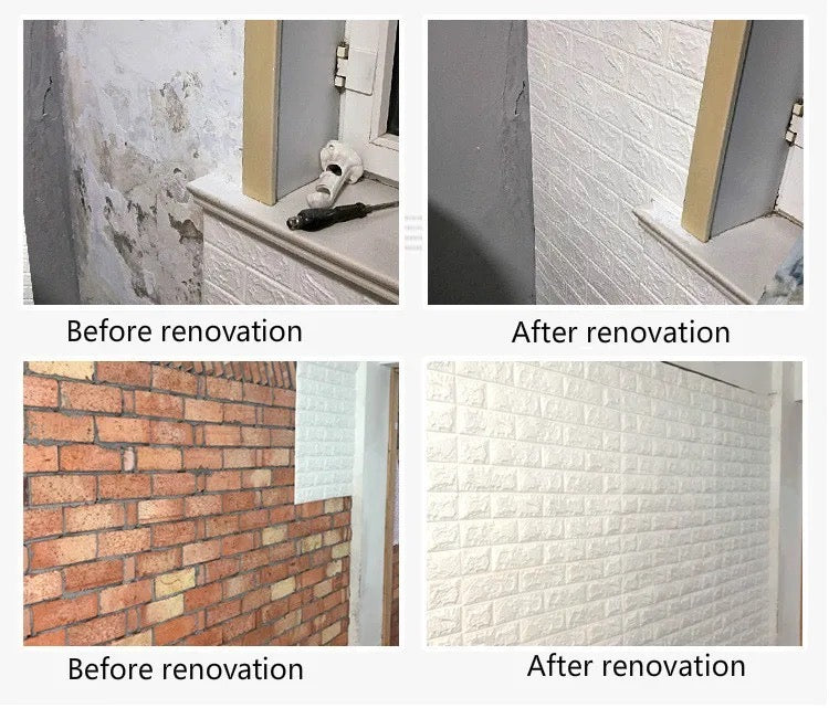 Adhesivos de pared 3D de 70x77x 3mm color entero