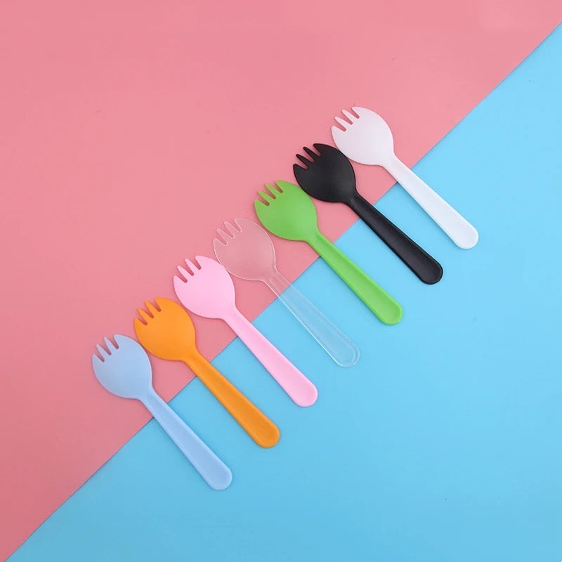 Cuchara tenedor set de 4 unidades