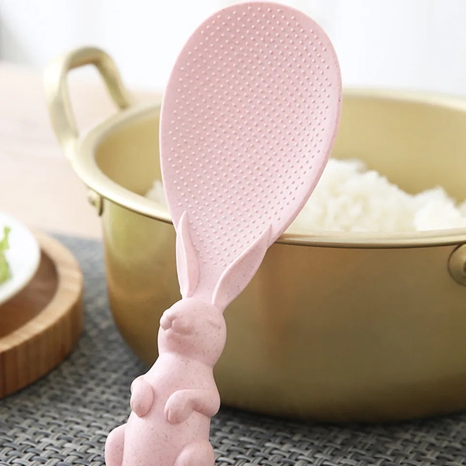 Cucharón de arroz conejo de bambú (mod 1)