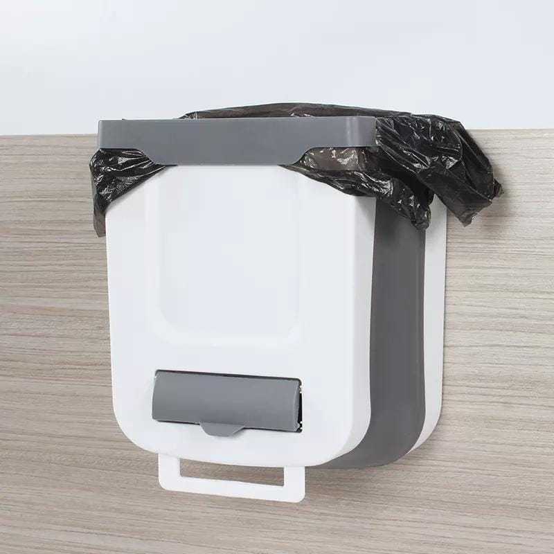 Tachito de basura plegable con dispensador