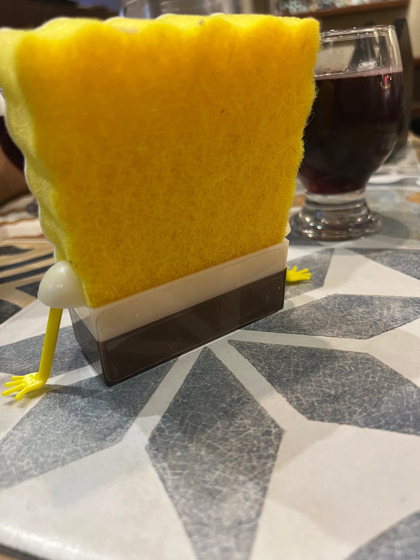 Soporte +Esponja de Bob mod 3 )