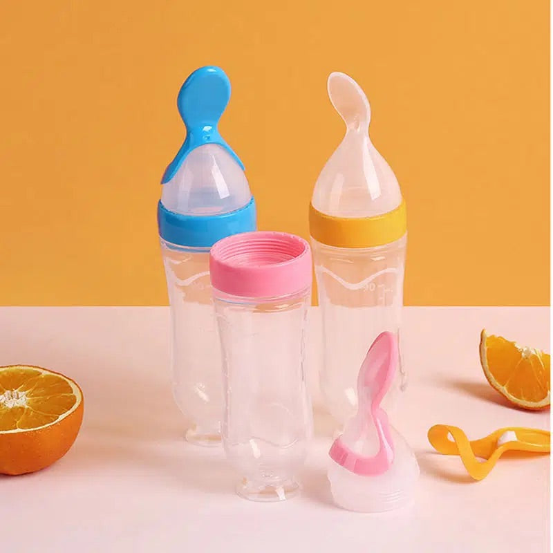 Cuchara alimentadora Flex (bolsita) SOLO ROSADO Y AZUL