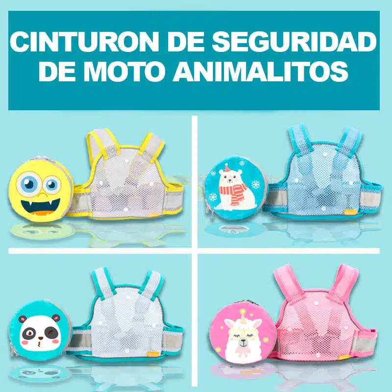 Cinturon de Seguridad De Moto Animalitos (Mod 2)