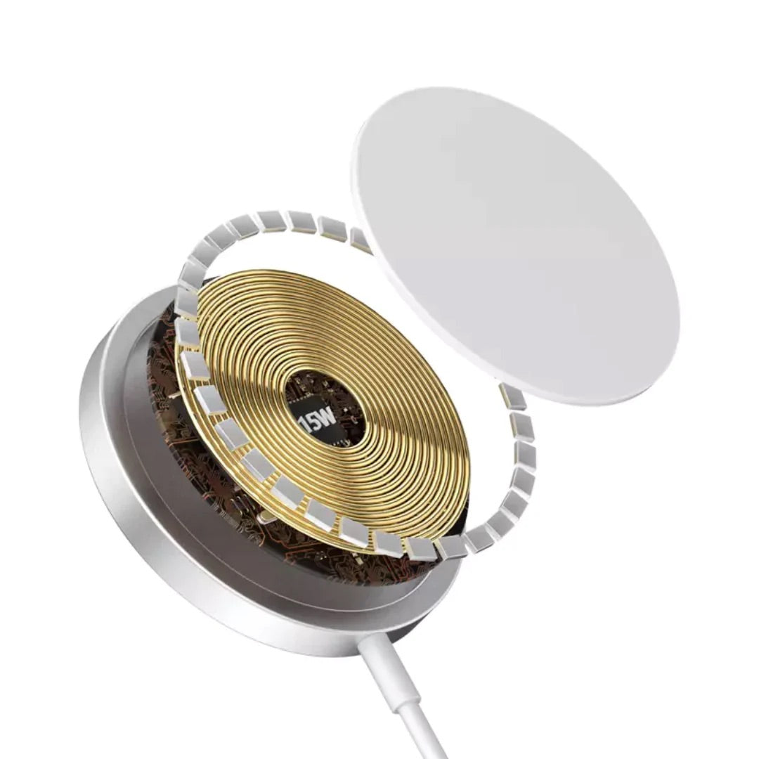 CARGADOR INALÁMBRICO MAGNÉTICO DE CARGA RÁPIDA M5 15W