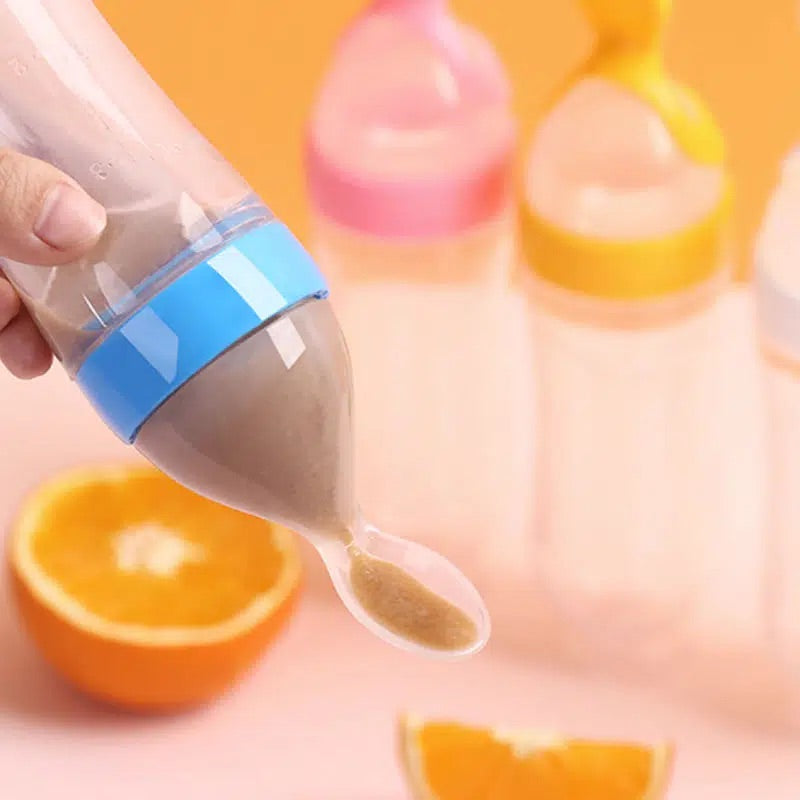 Cuchara alimentadora Flex (bolsita) SOLO ROSADO Y AZUL