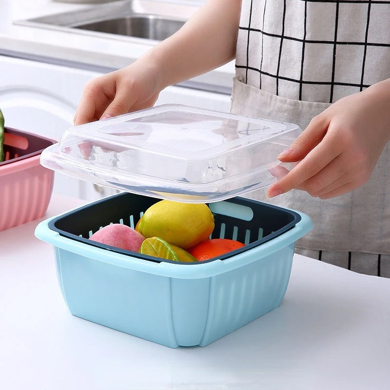 Caja de doble capa con tapa