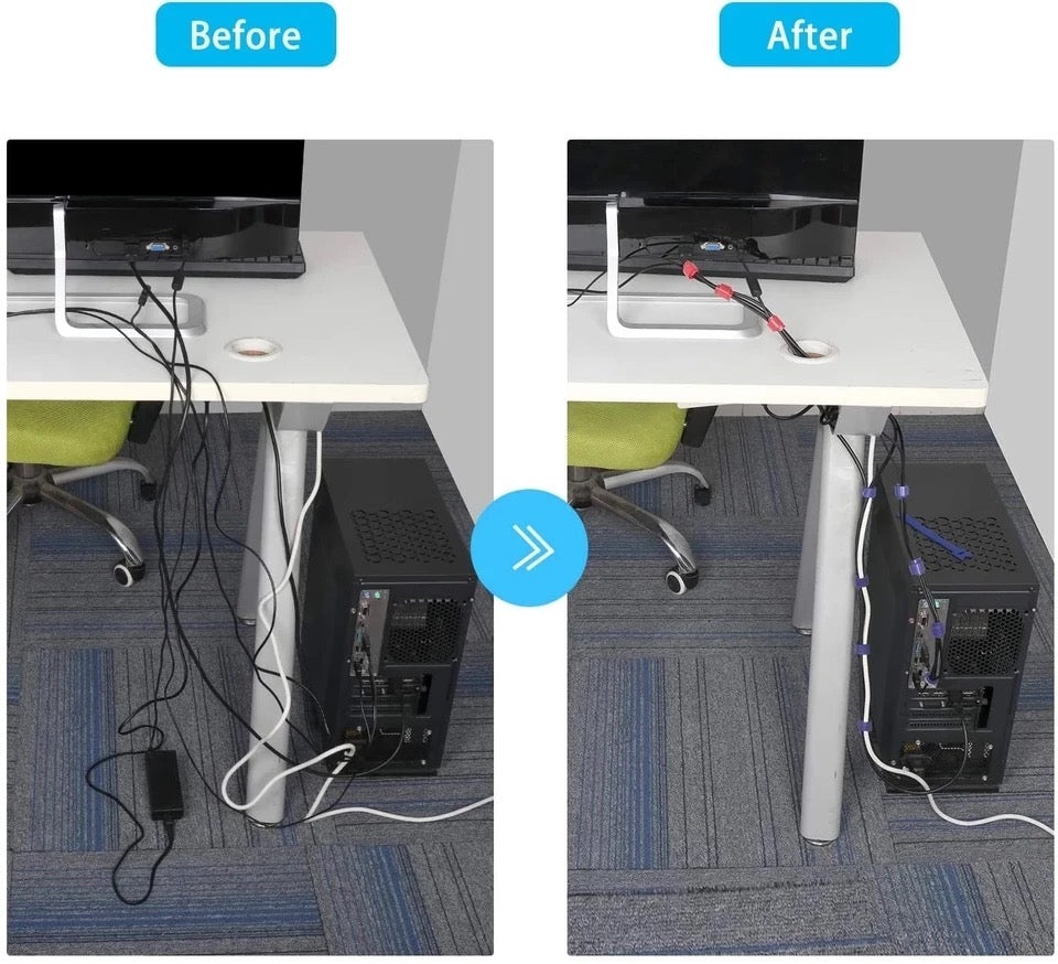 Organizador de Cables 10 unidades