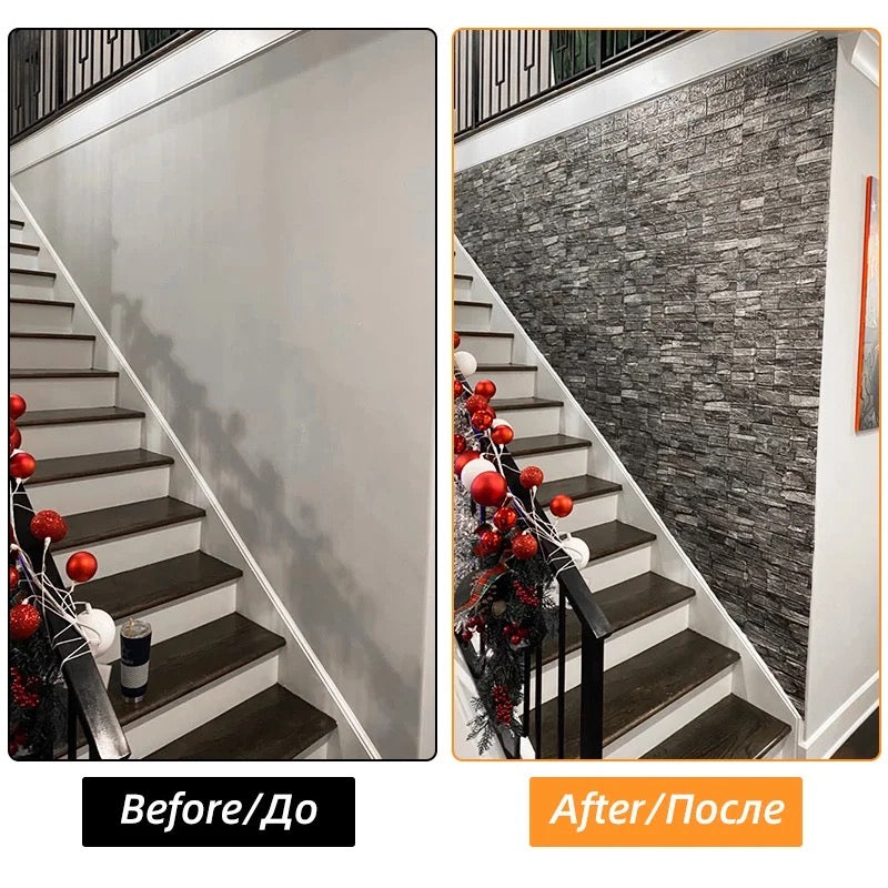 Adhesivos 3D rústicos 70x77x3m(Mod 3)