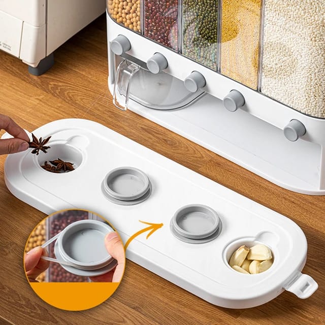 Dispensador o contenedor de Arroz y cereal 12 litros ( Virgo ♍)