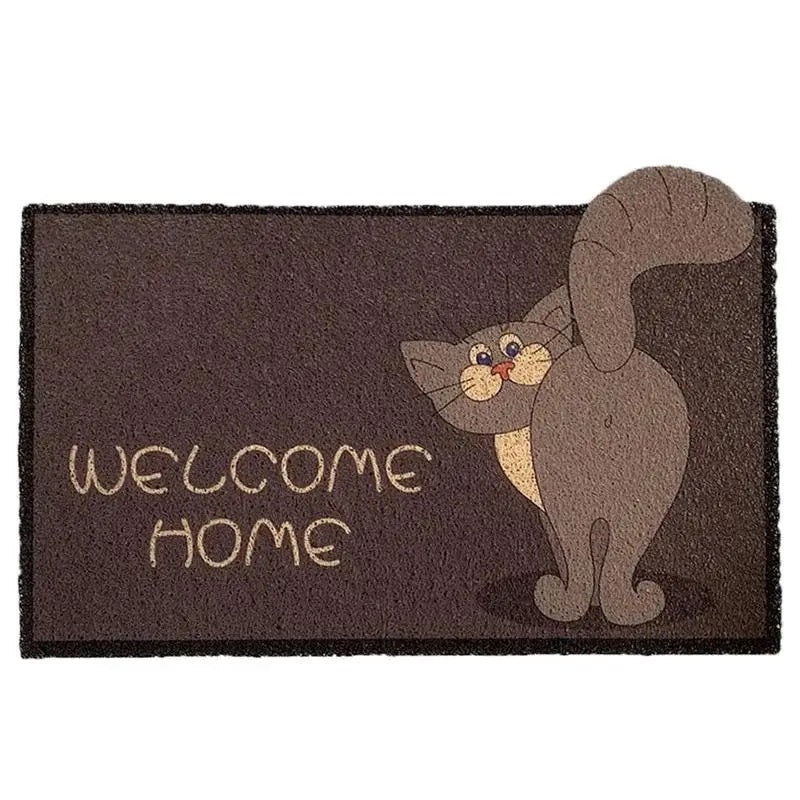 Alfombrilla felpudo de bienvenida