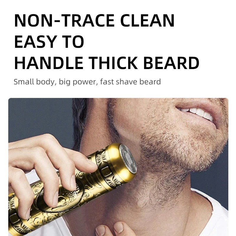 MINI AFEITADORA RECARGABLE PARA BARBA