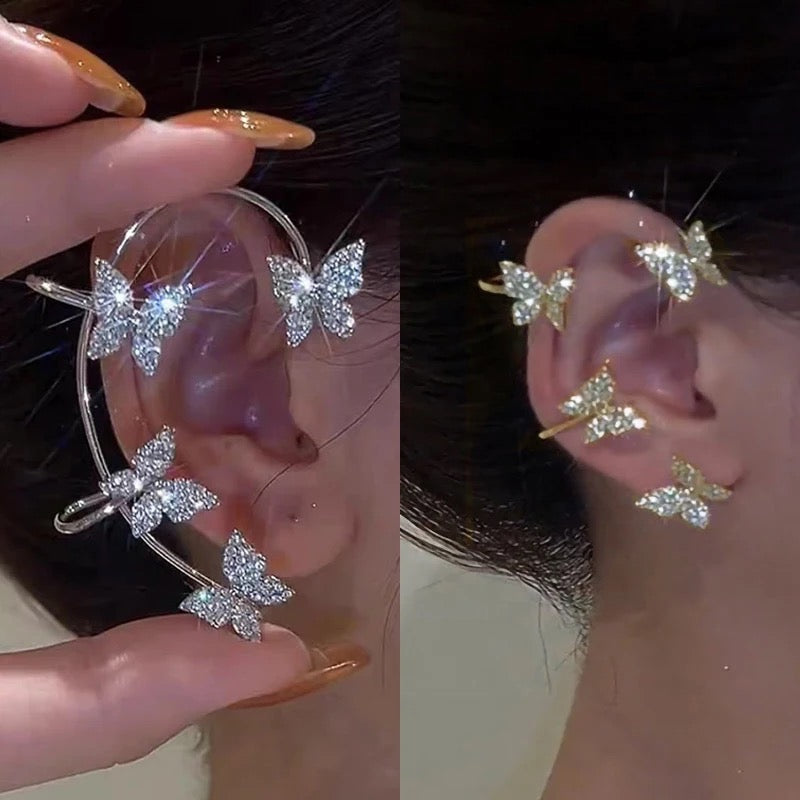 Pendiente clip Mariposa 🦋(Lado Derecho)