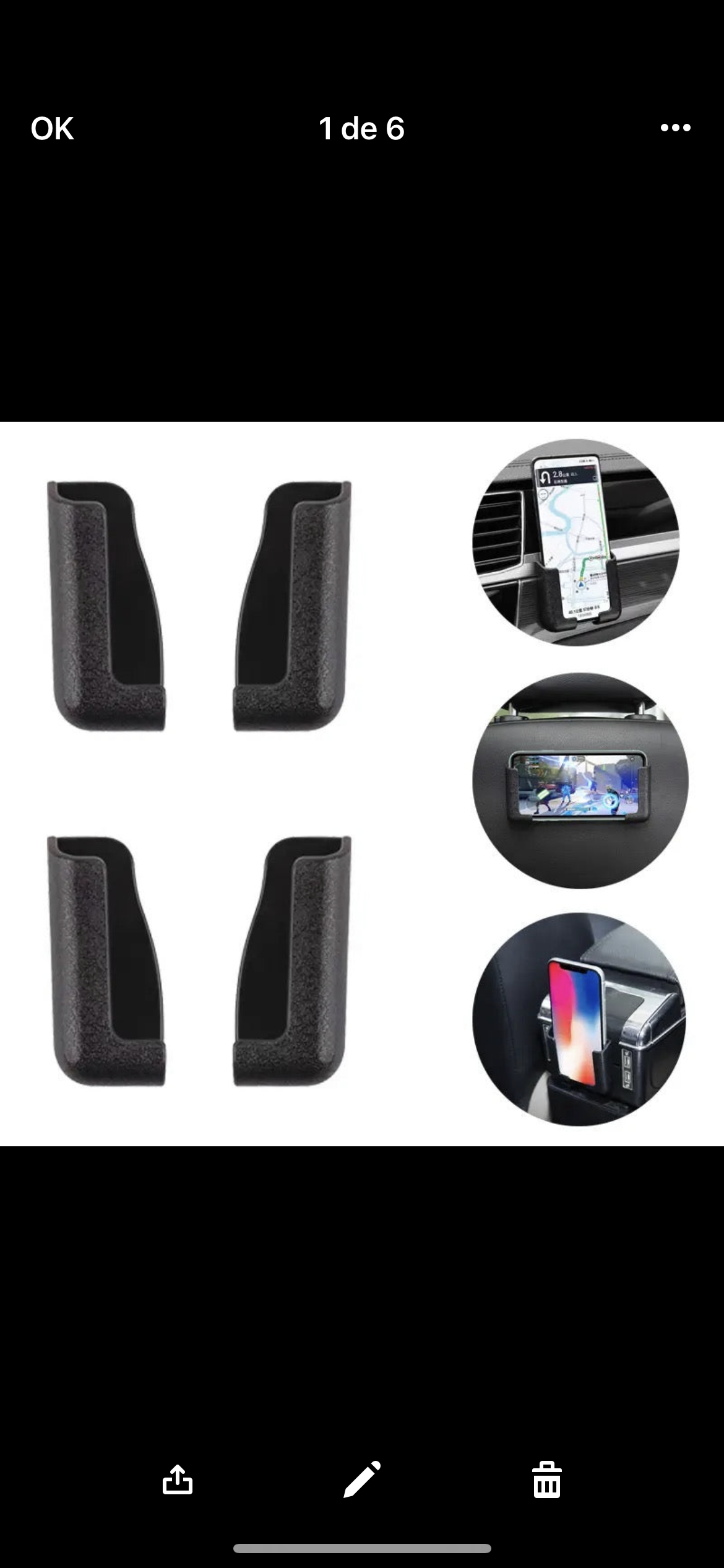 Soporte de Telefono para auto