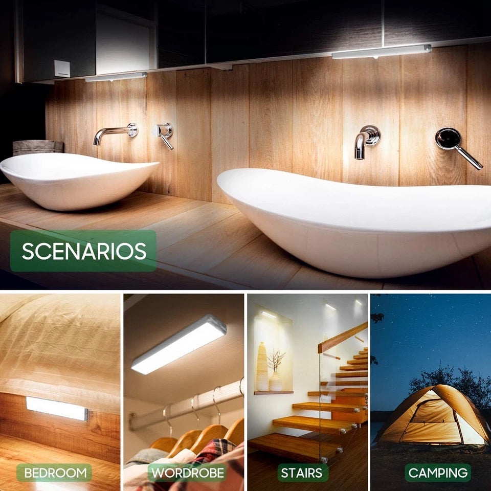 Luz led rectangular Sensor (22 cm