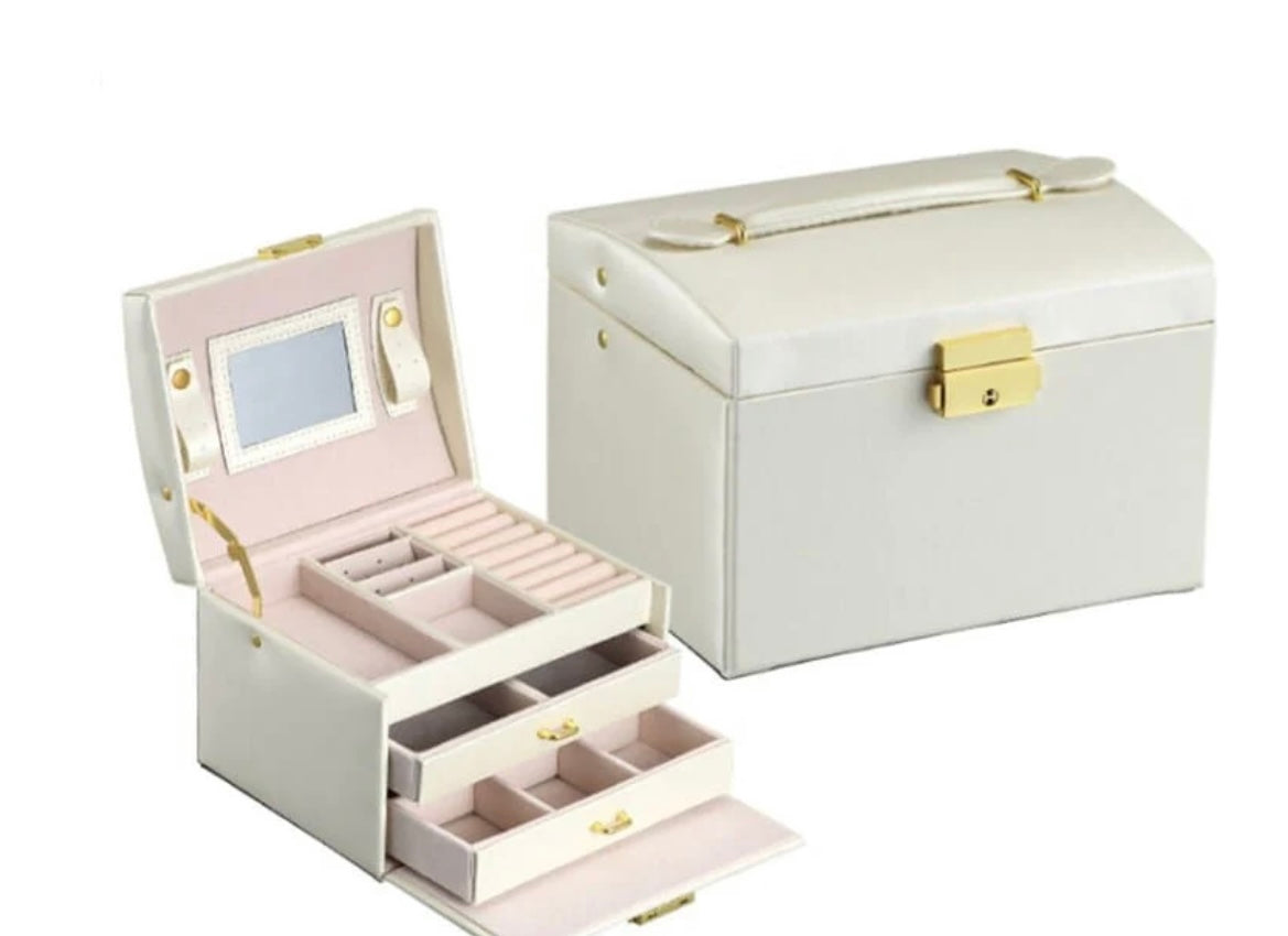 CAJA DE JOYERO 3 CAPAS MODERNO PARA JOYAS