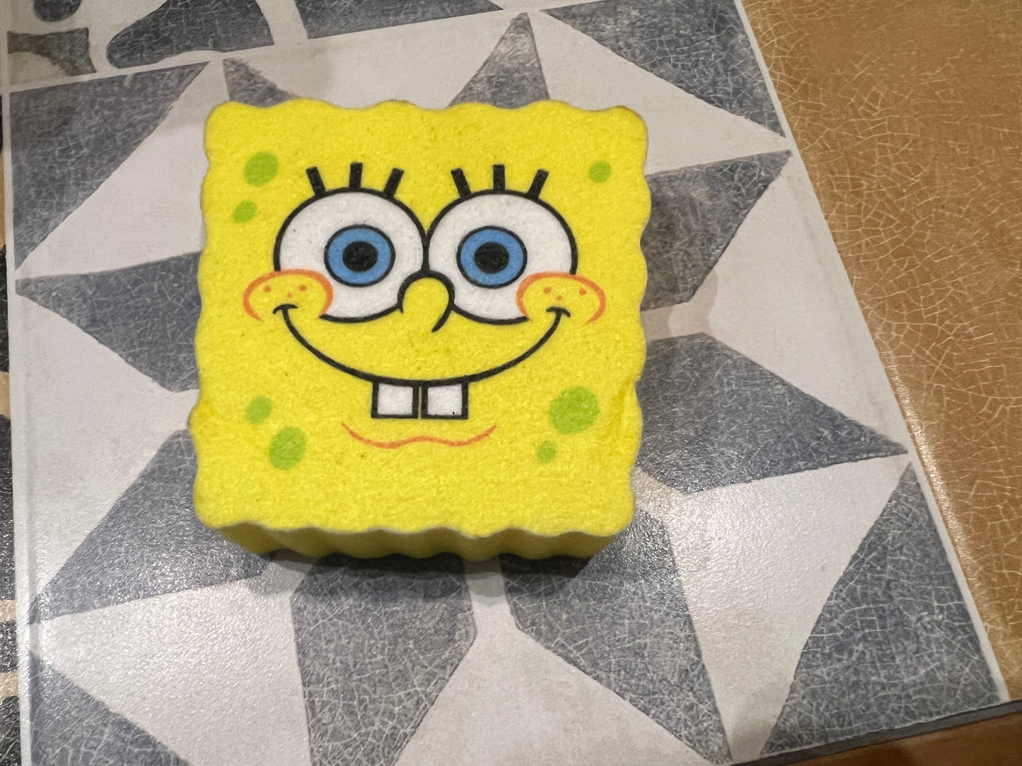 Soporte +Esponja de Bob mod 3 )