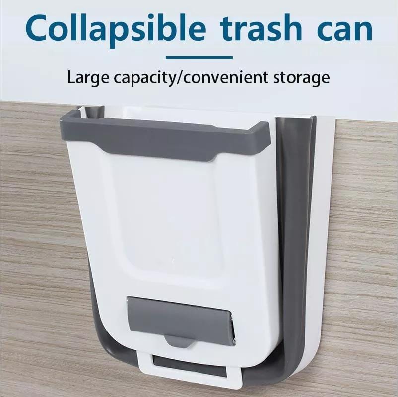 Tachito de basura plegable con dispensador