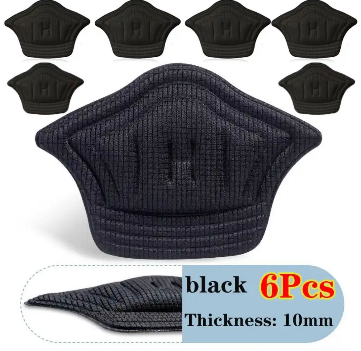 Protectores de talón ( Black)