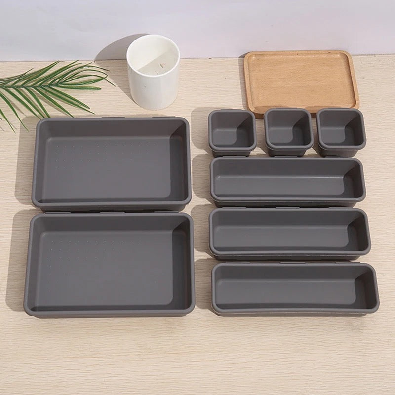 Organizador de cajones set de 8 unidades
