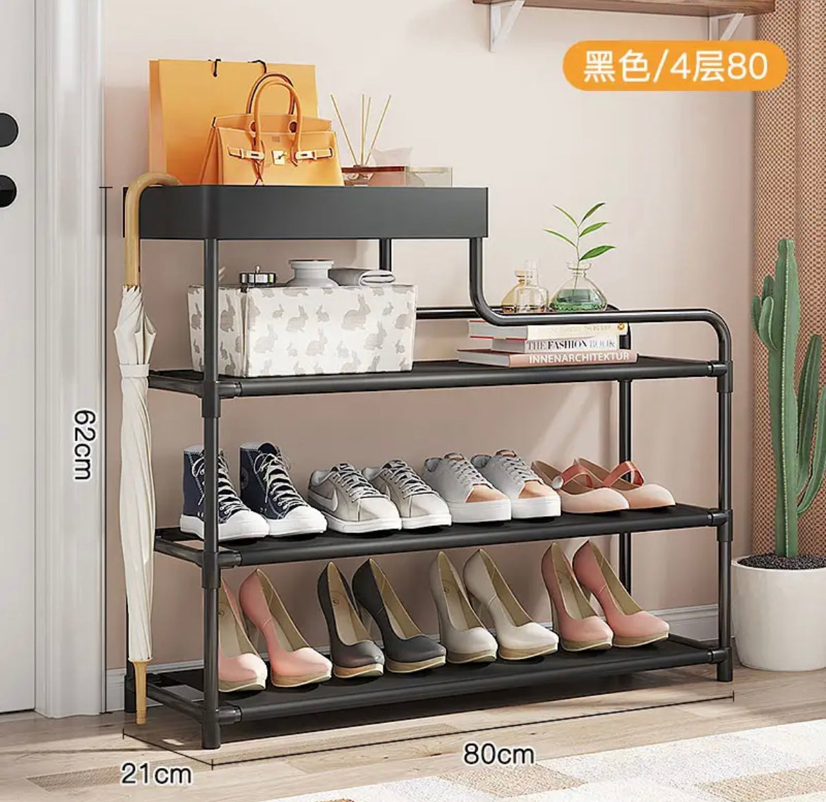 ZAPATERO ORGANIZADOR MULTIFUNCIONAL DE ZAPATOS CARTERAS DE 5 NIVELES ( ISIS)
