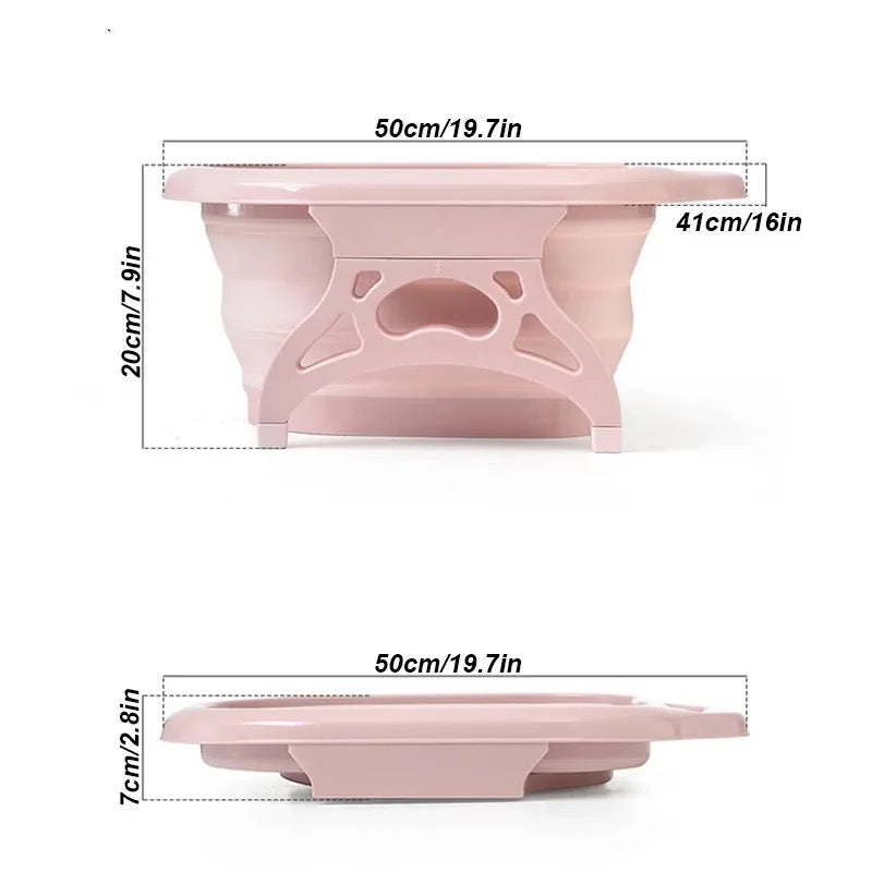 Masajeador de Pies (tina plegable) Rosado