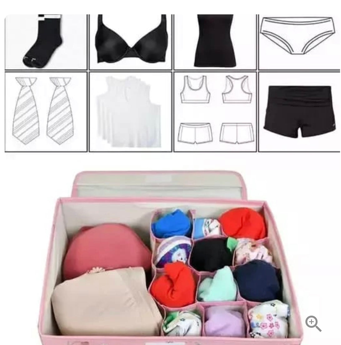 ORGANIZADOR DE CAJA DE ROPA INTERIOR