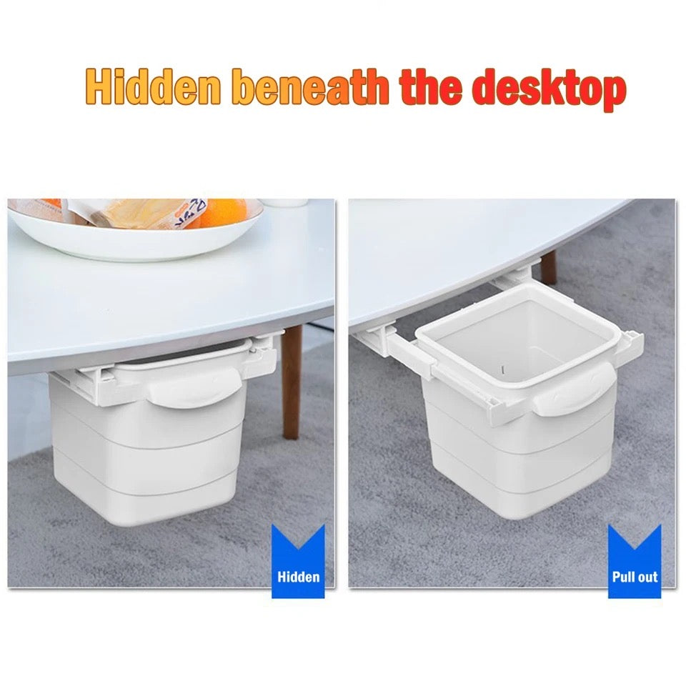 Cubo de basura rectratil